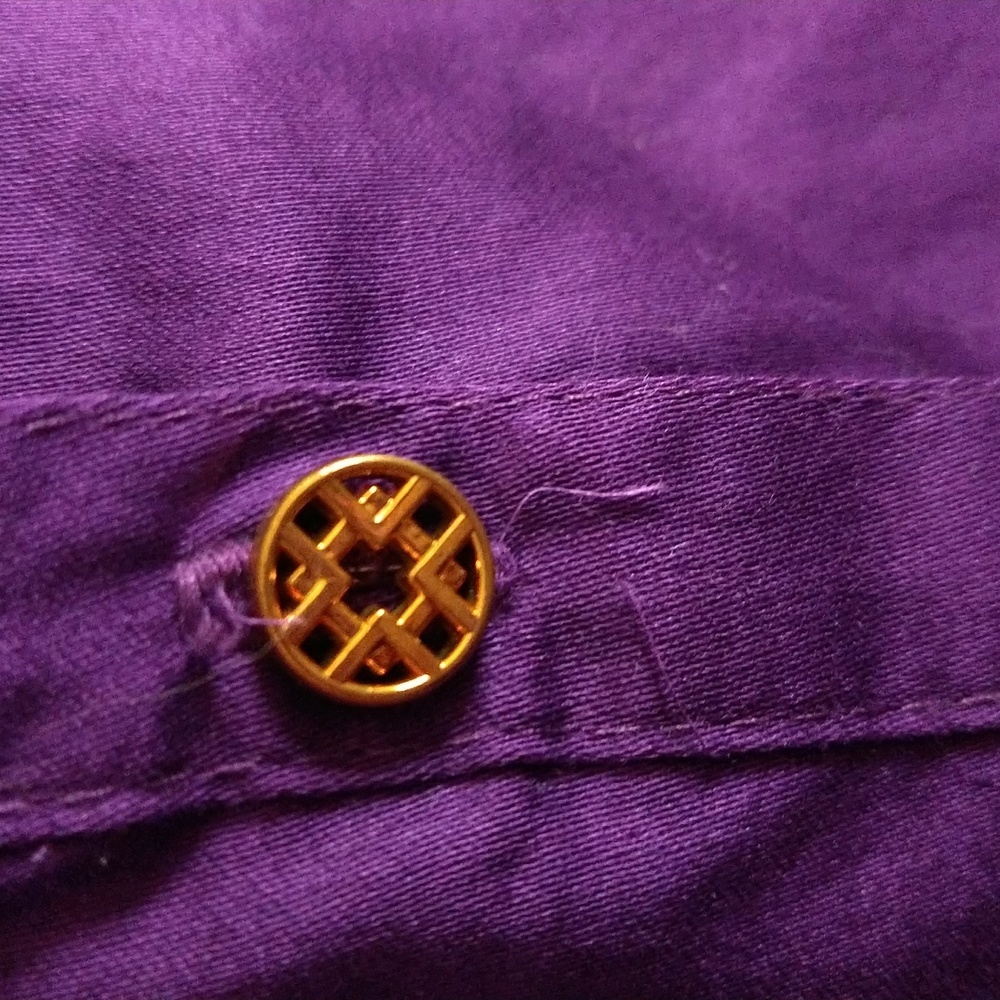 Jaclyn Smith Purple Button Down Sz 2X - Picture 7 of 12